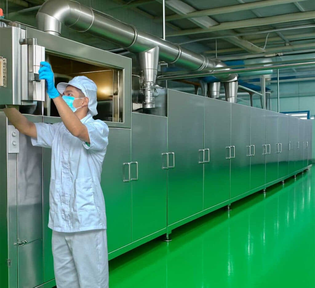 Tilico — vận hành máy nướng bánh kẹo, công nghệ tự động hóa hoàn toàn