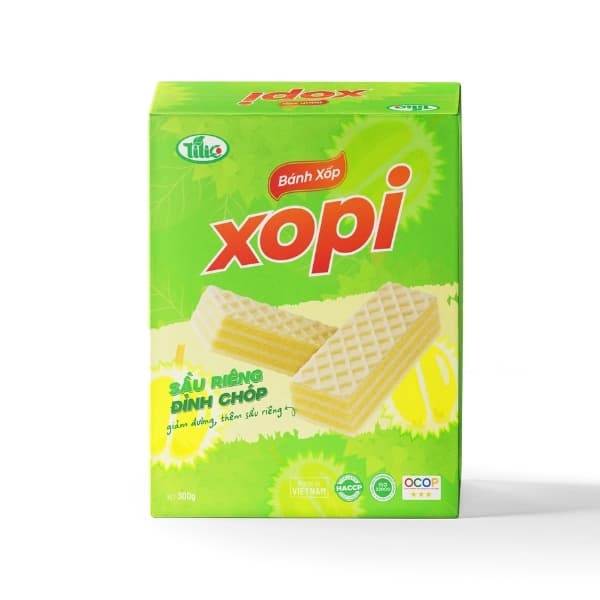 Bánh kem xốp XOPI Sầu Riêng hộp 300g
