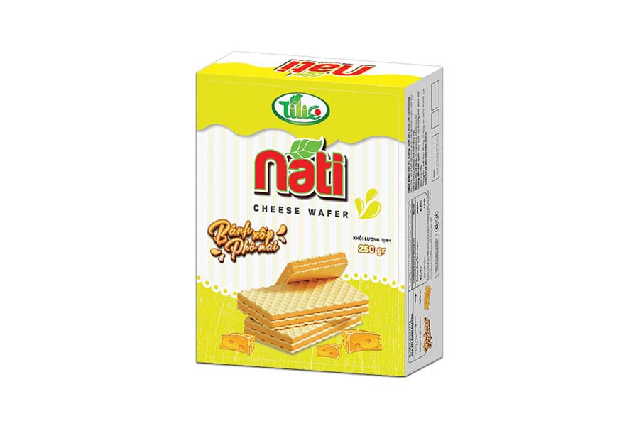 Bánh kem xốp NATI Phô Mai hộp 250g