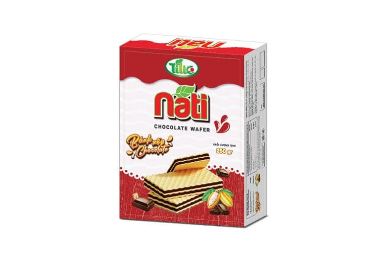 Bánh kem xốp NATI Socola hộp 250g