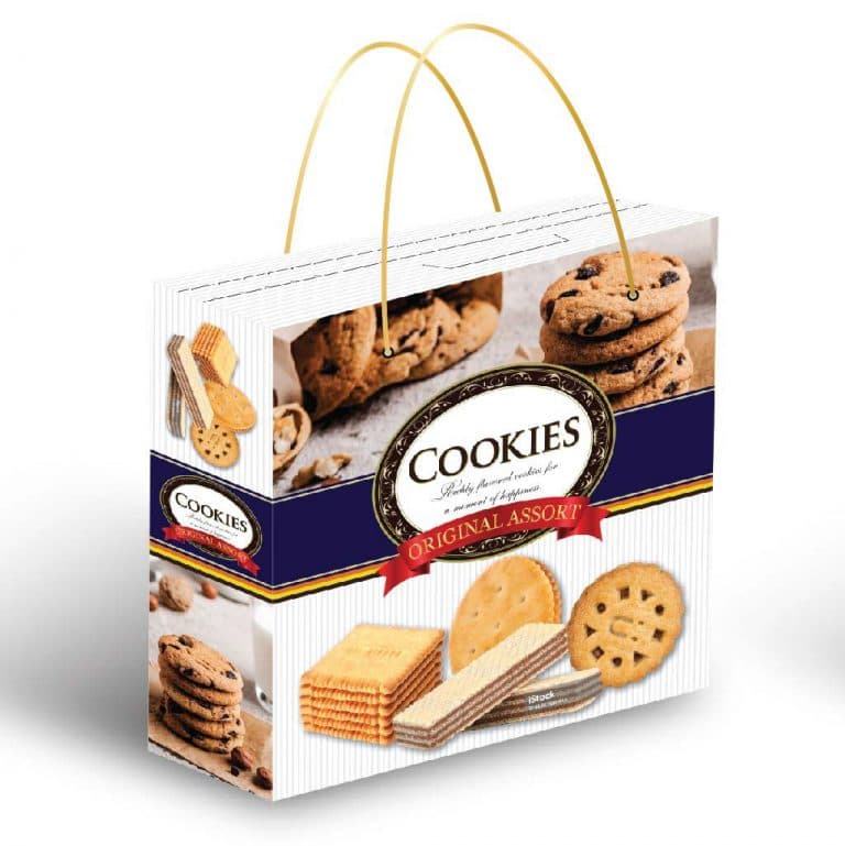 Hộp vuông tết Cookies