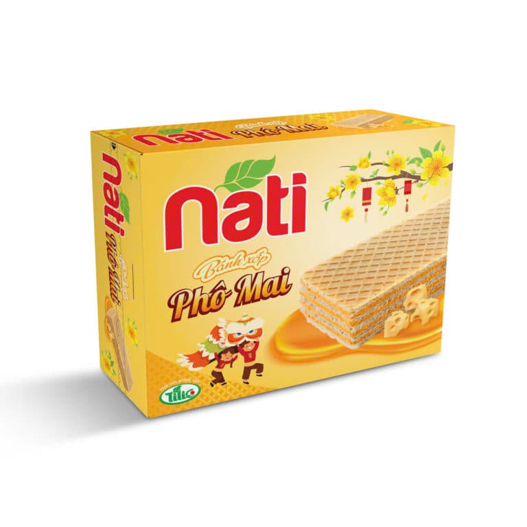 Bánh kem xốp NATI Phô Mai hộp 300g