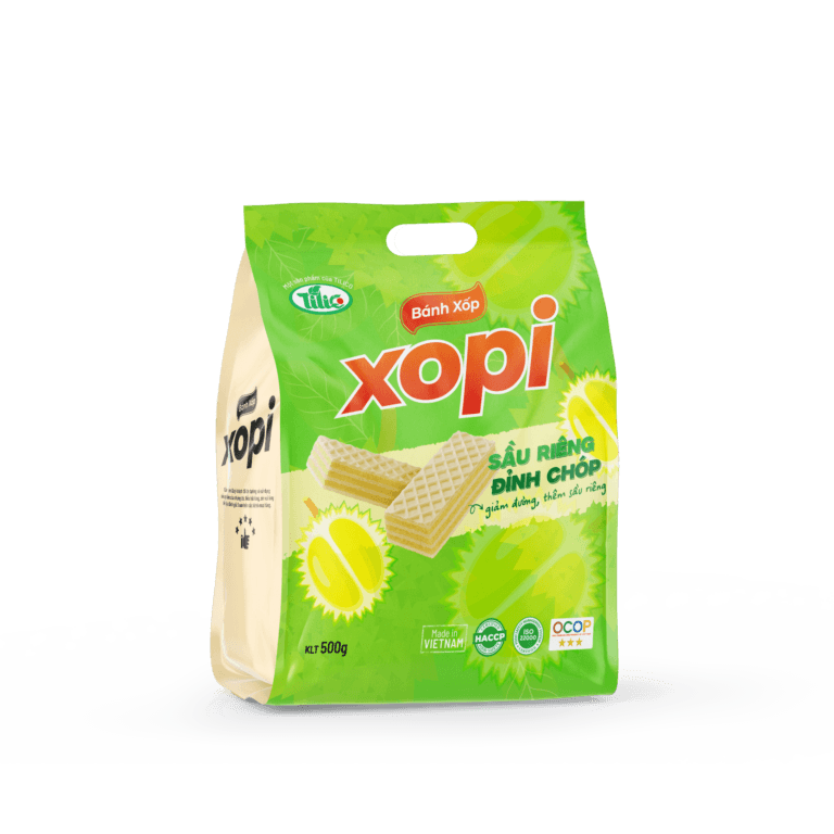 Bánh kem xốp XOPI Sầu Riêng túi 500g