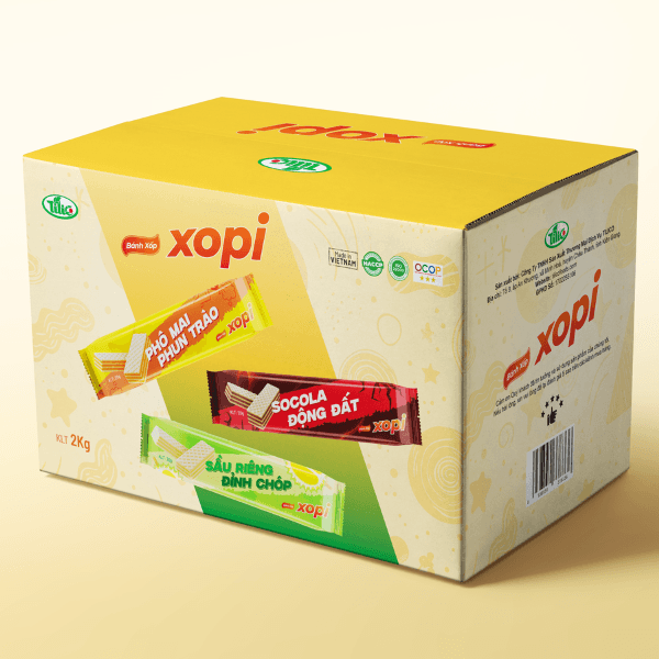 Thùng Xopi 2kg mix 3 vị