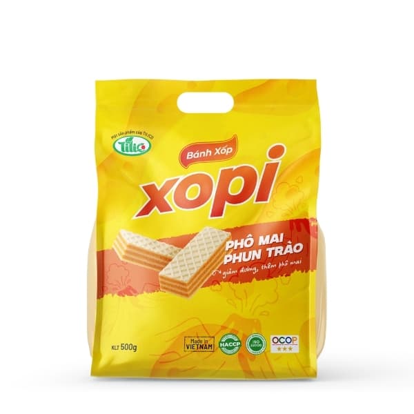Bánh kem xốp XOPI Phô Mai túi 500g