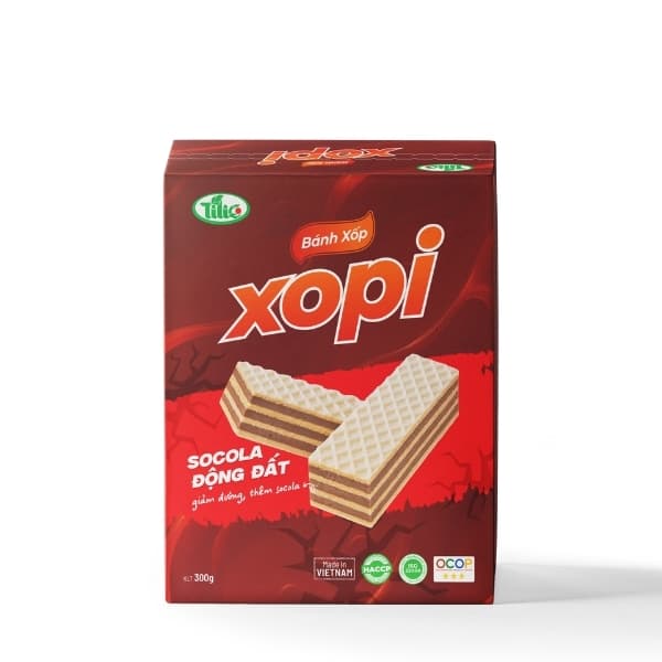 Bánh kem xốp XOPI Socola hộp 300g