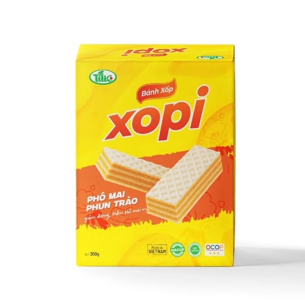 Bánh kem xốp XOPI Phô Mai hộp 300g