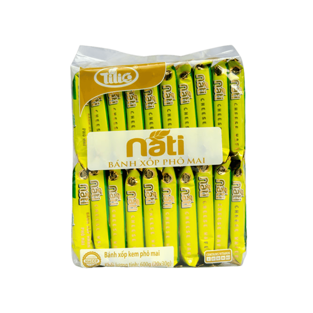 Bánh kem xốp NATI Phô Mai túi 600g