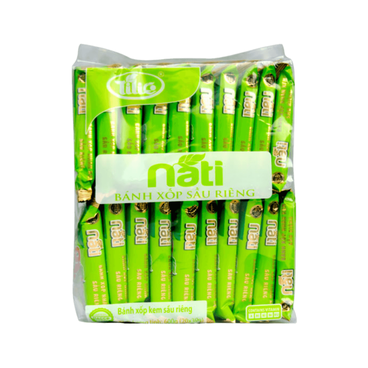 Bánh kem xốp NATI Sầu Riêng túi 600g