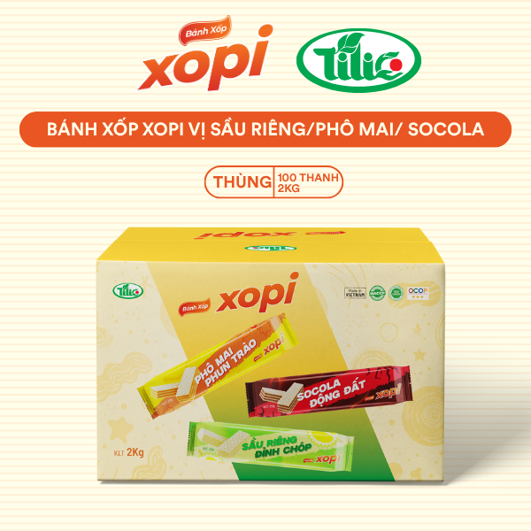 Thùng Xopi mix 3 vị 2kg
